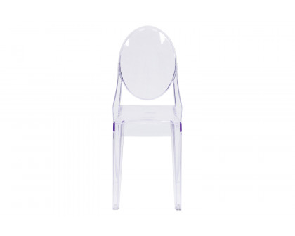 BLNK - Cheryl Ghost Side Chair in Transparent Crystal