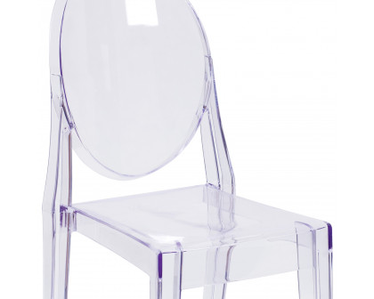 BLNK - Cheryl Ghost Side Chair in Transparent Crystal