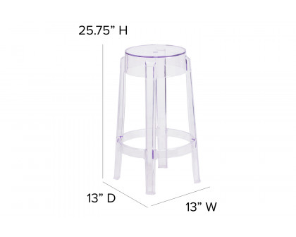 BLNK™ Laney Transparent Stool - 25.75"H