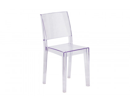 BLNK - Phantom Series Transparent Stacking Side Chair