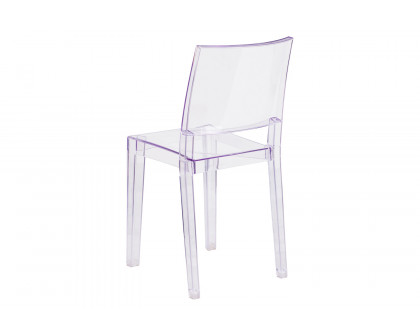 BLNK - Phantom Series Transparent Stacking Side Chair