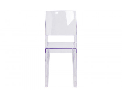 BLNK - Phantom Series Transparent Stacking Side Chair