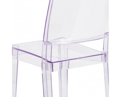 BLNK - Phantom Series Transparent Stacking Side Chair