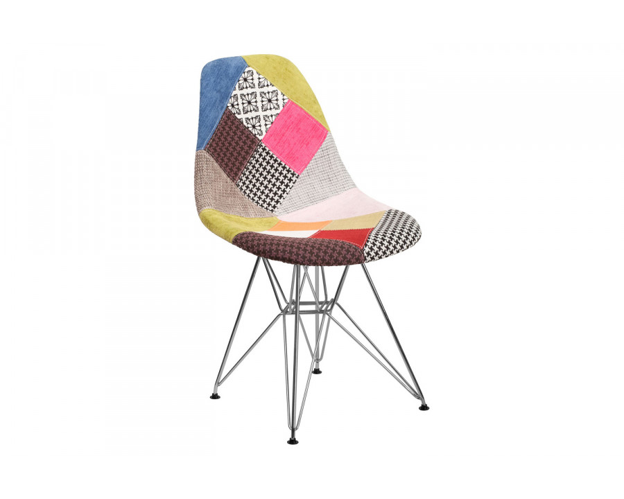 BLNK - Elon Series Fabric Chair with Chrome Base