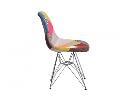 BLNK - Elon Series Fabric Chair with Chrome Base