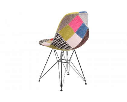 BLNK - Elon Series Fabric Chair with Chrome Base