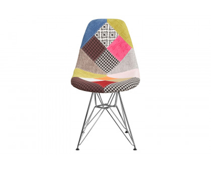 BLNK - Elon Series Fabric Chair with Chrome Base