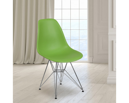 BLNK Elon Series Plastic Chair with Chrome Base