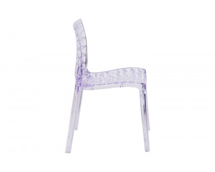 BLNK - Vision Series Transparent Stacking Side Chair