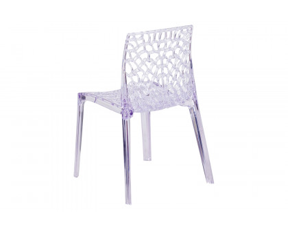 BLNK - Vision Series Transparent Stacking Side Chair