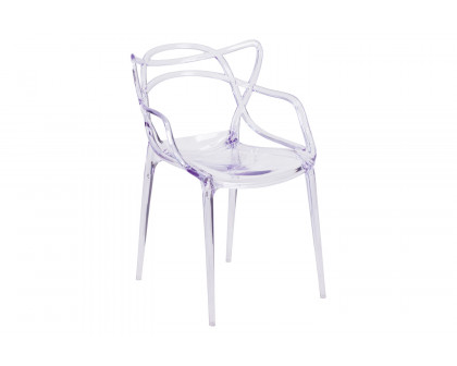 BLNK - Nesting Series Transparent Stacking Side Chair