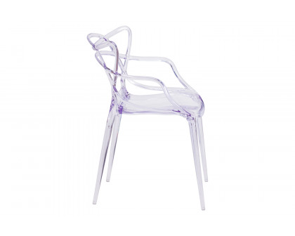 BLNK - Nesting Series Transparent Stacking Side Chair