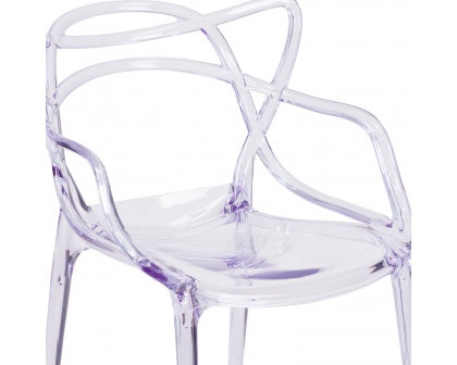 BLNK - Nesting Series Transparent Stacking Side Chair