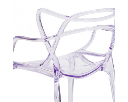 BLNK - Nesting Series Transparent Stacking Side Chair