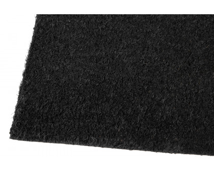 BLNK Harbold Coir Indoor-Outdoor Solid Doormat with Non-Slip Backing - Black