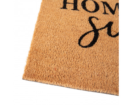 BLNK - Harbold Indoor-Outdoor Doormat with Home Sweet Home Message and Non-Slip Backing