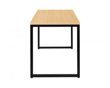 BLNK Tiverton Commercial Industrial Modern Office Computer Desk - Maple/Black