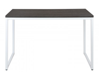 BLNK Tiverton Commercial Industrial Modern Office Computer Desk - Rustic Gray/White