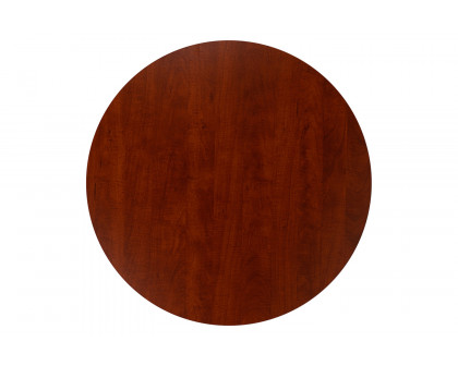 BLNK Chapman Round Multi-Purpose Conference Table - Cherry