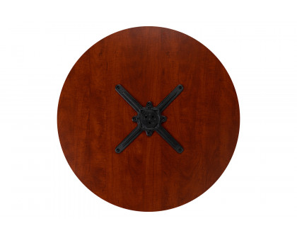 BLNK Chapman Round Multi-Purpose Conference Table - Cherry