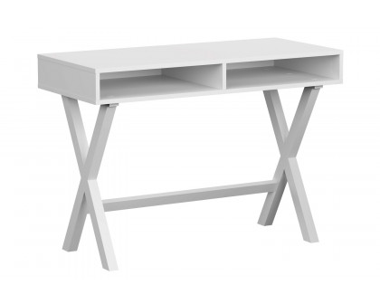 BLNK Dolly Home Office Writing Computer Desk with Open Storage Compartments