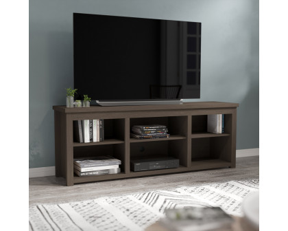 BLNK Kilead Farmhouse Engineered Wood Framed Media Console TV Stand for up to 80" TVs with Open Storage