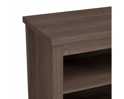 BLNK Kilead Farmhouse Engineered Wood Framed Media Console TV Stand for up to 80" TVs with Open Storage - Modern Espresso