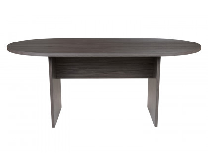 BLNK™ Jones Oval Conference Table - Rustic Gray