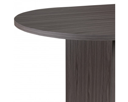 BLNK™ Jones Oval Conference Table - Rustic Gray