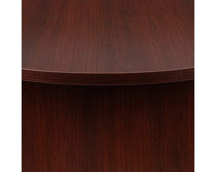 BLNK Jones Oval Conference Table - Mahogany