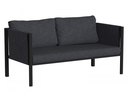 BLNK Lea Indoor-Outdoor Loveseat with Cushions