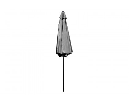 BLNK Kona Round Umbrella with Crank and Tilt Function - Gray