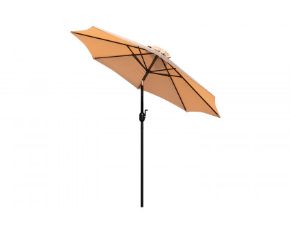 BLNK Kona Round Umbrella with Crank and Tilt Function - Tan