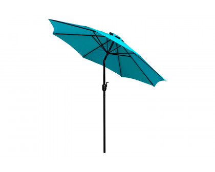 BLNK Kona Round Umbrella with Crank and Tilt Function - Teal