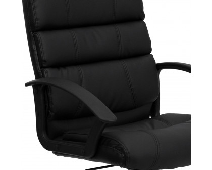 BLNK - Lane LeatherSoft Mid-Back Swivel Task Office Chair with Arms