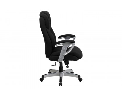 BLNK - HERCULES Series Fabric Executive Ergonomic Office Chair with Silver Adjustable Arms