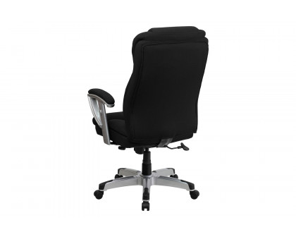 BLNK - HERCULES Series Fabric Executive Ergonomic Office Chair with Silver Adjustable Arms