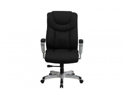 BLNK - HERCULES Series Fabric Executive Ergonomic Office Chair with Silver Adjustable Arms