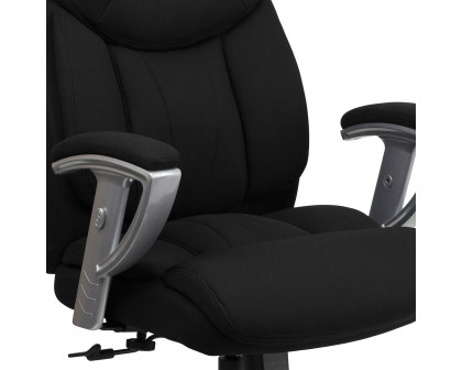 BLNK - HERCULES Series Fabric Executive Ergonomic Office Chair with Silver Adjustable Arms