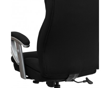 BLNK - HERCULES Series Fabric Executive Ergonomic Office Chair with Silver Adjustable Arms