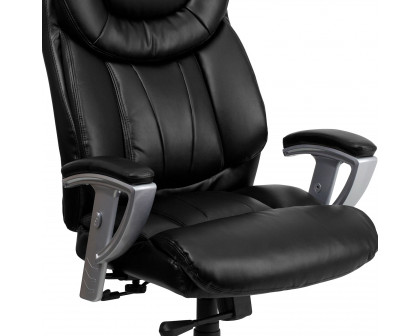 BLNK - HERCULES Series LeatherSoft Executive Ergonomic Office Chair with Silver Adjustable Arms