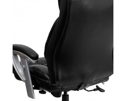 BLNK - HERCULES Series LeatherSoft Executive Ergonomic Office Chair with Silver Adjustable Arms