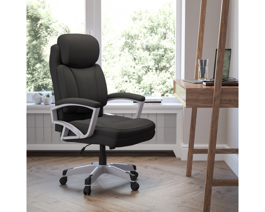 BLNK - HERCULES Series Fabric Executive Swivel Ergonomic Office Chair with Arms