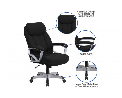 BLNK - HERCULES Series Fabric Executive Swivel Ergonomic Office Chair with Arms