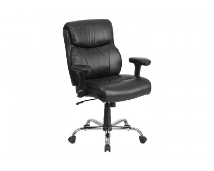 BLNK - HERCULES Series LeatherSoft Ergonomic Task Office Chair with Clean Line Stitching and Arms