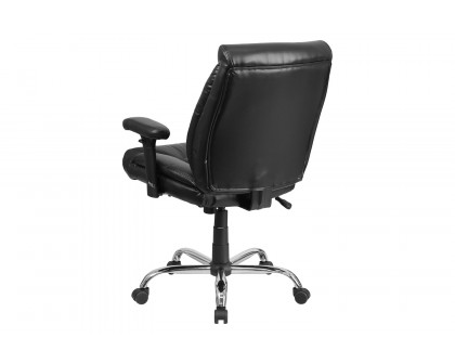 BLNK - HERCULES Series LeatherSoft Deep Tufted Ergonomic Task Office Chair with Adjustable Arms