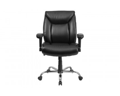 BLNK - HERCULES Series LeatherSoft Deep Tufted Ergonomic Task Office Chair with Adjustable Arms