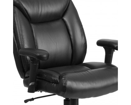 BLNK - HERCULES Series LeatherSoft Deep Tufted Ergonomic Task Office Chair with Adjustable Arms