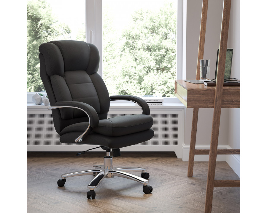 BLNK - HERCULES Series Fabric Executive Ergonomic Office Chair with Loop Arms