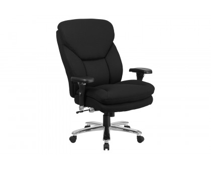 BLNK - HERCULES Series Style 1 Fabric Executive Ergonomic Office Chair with Lumbar Knob in Black